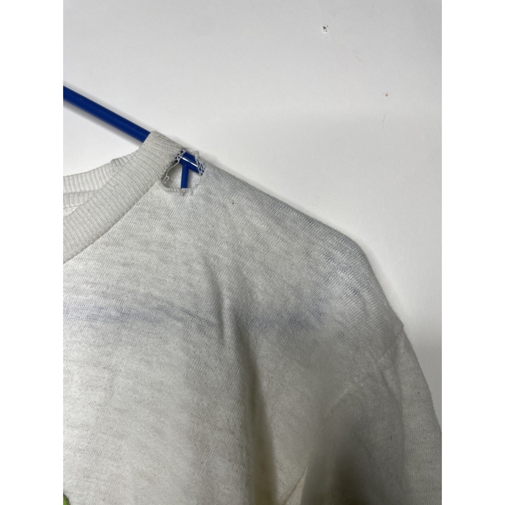 Vintage Obscure Tee Shirt Size Small Obscure White FLAW Dog 70s - Picture 5 of 11